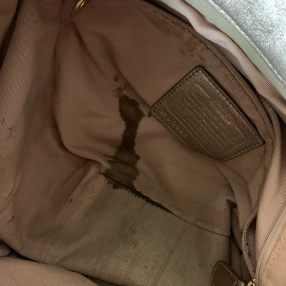 metallic coach purse - Picture 4 of 4